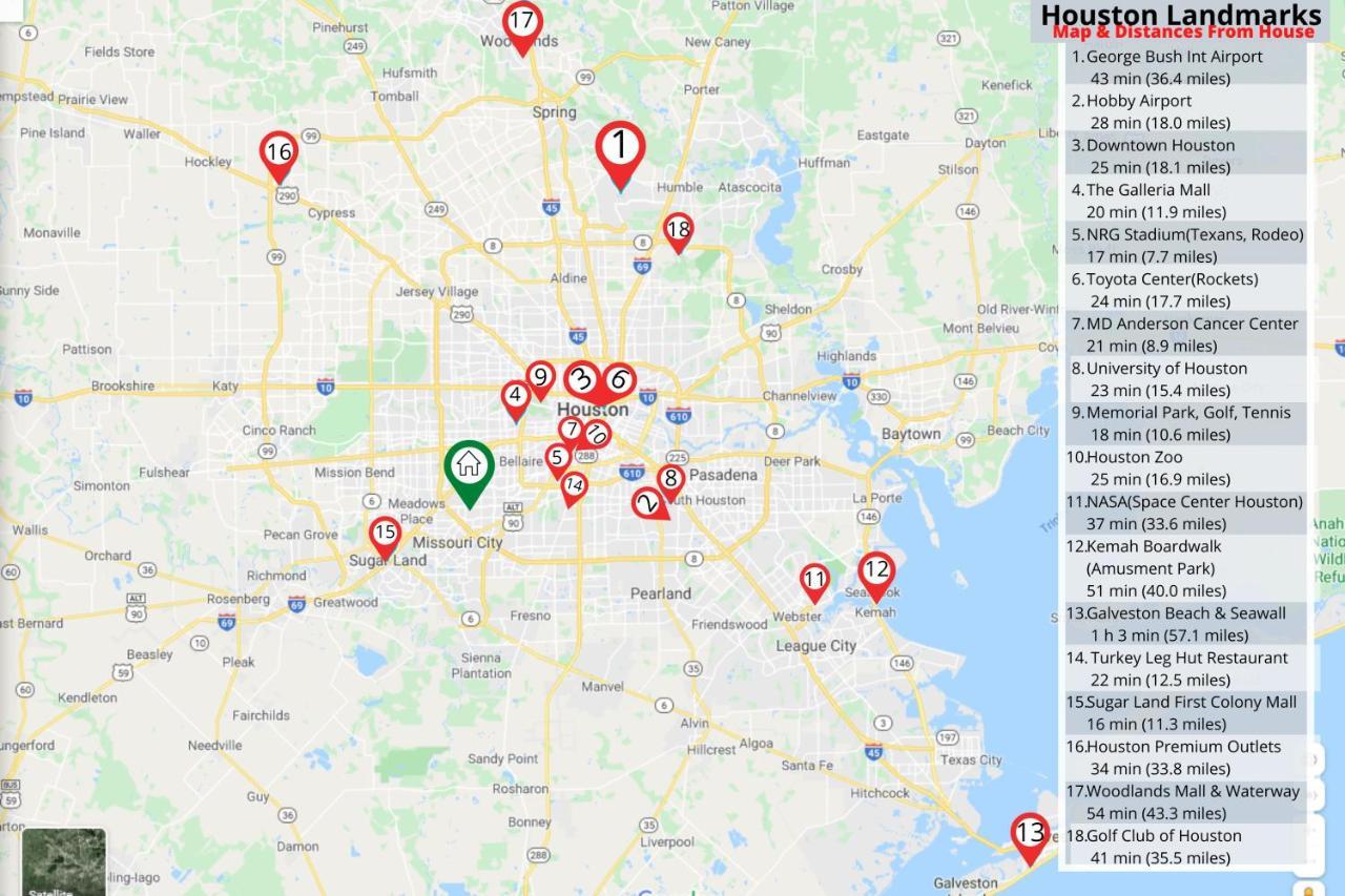 Sw Houston, Nrg, Grb, Mm Park, Downtown, Galleria - Braes Forest Exterior foto